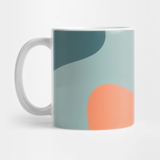 Colorful Retro Waves 1, Swirl Mug